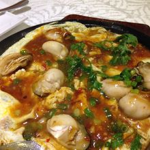 カキのオムレツ