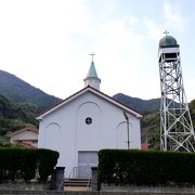 鐘塔が印象的な教会