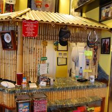 持ち帰りの時にお金を払ったカウンター