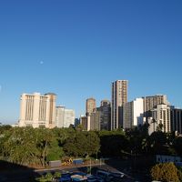 部屋の窓からみた風景