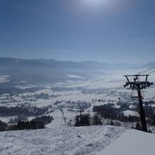 ペガサスゲレンデ上部からの眺め