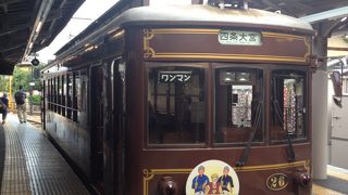 嵐山へ行く路面電車