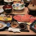 部屋付き露天風呂＋カニ！