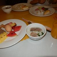 朝食。ちゃんとフォーがあって嬉しかったです。