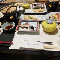 夕食。カニもついてました