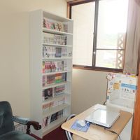 マンガもwi-fiもあります