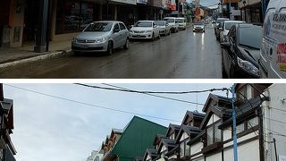 ウシュアイア市街地のメイン・ストリート