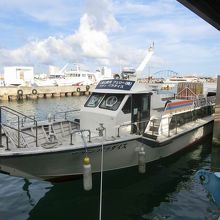 黒島からの帰りに乗船。