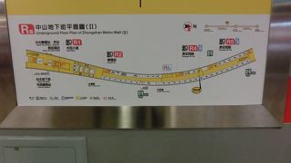 コンパクトだけど台北駅までつながっています。