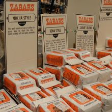 コーヒーコーナーは種類が豊富でした