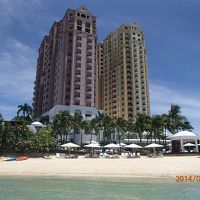 ビーチからの外観