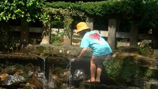 名水１００選！轟水源