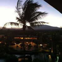 ラナイからマウナケア山が見えました。6階の最上階のお部屋です