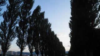 夕暮れ時が雰囲気いい