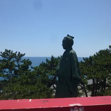 展望台からみた龍馬