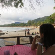 ね、この角度だと夕日は見えないの...