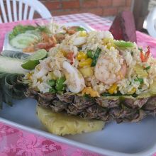 エビはプリプリなんだけど野菜が残念...