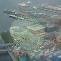 ベイブリッジの観覧車がとってもきれいに見えます