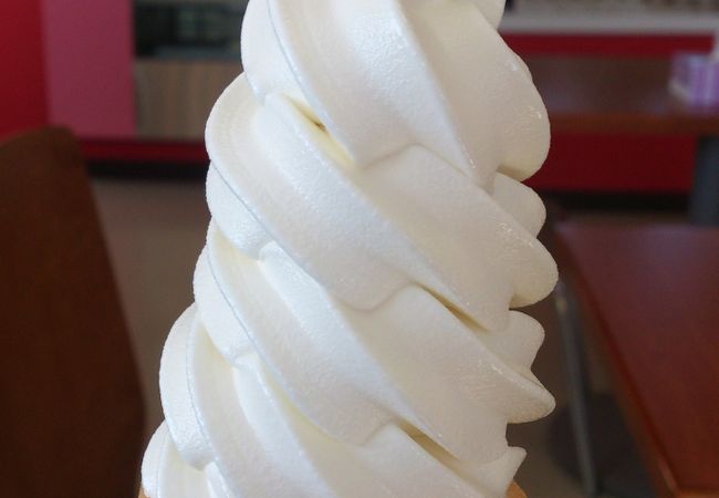濃くて美味しいソフトクリーム