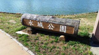 忍城の外堀跡を利用した水城公園