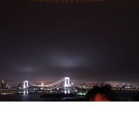 レインボーブリッジの夜景が綺麗