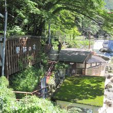 川からみたらこんな感じ。雰囲気抜群