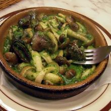 ムール貝ときのこ