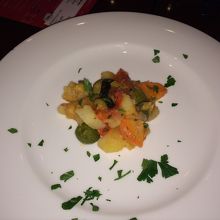 黒板メニューのラタトゥユです