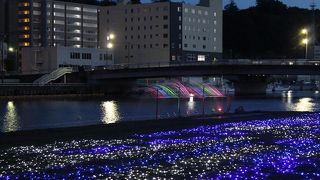 涼やかな光に癒される網走サマーイルミネーション