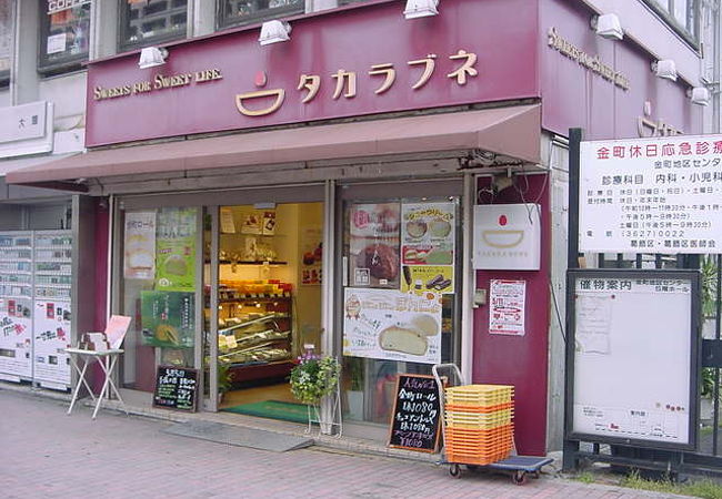 オリジナルのスイーツがあります