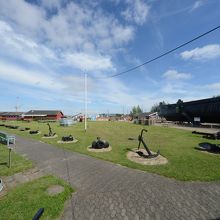 博物館と海軍展示物　潜水艦