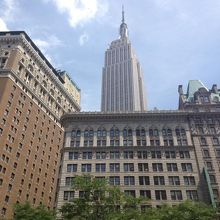 エンパイアステートビルディングが見える