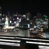 ２１階からの眺めです。駅が見えます。