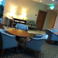 宿泊者のみが利用できるラウンジです。