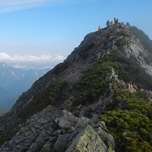 五竜岳山頂