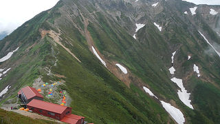 日本百名山 五竜岳 八峰キレットの縦走が魅力