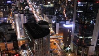 夜景が綺麗に見えます