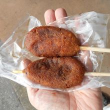 コロッケみたいです。おからが入っていいます。