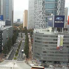地味ながら西口の顔でした。（向かいの小田急の最上階から撮影）