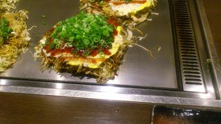 まともなお好み焼きです。