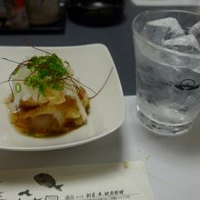 飲み放題の「三岳」ロック　とても飲みやすく美味しいです