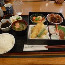 菜の里御膳を食べました。