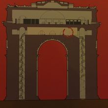 ベンチがあるのは赤丸のところ