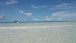 透き通る海・青い空・目の前にいる色とりどりの熱帯魚