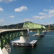 連続トラス橋としては世界２位の長さ