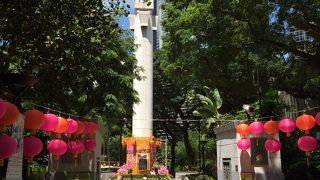 ビルの中の安らぎ公園