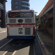 MRT関渡駅前のバスターミナル