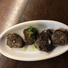 限定メニューのソーセージのようなもの