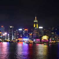 窓から見える夜景です。