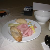 朝食。少な目にしました。